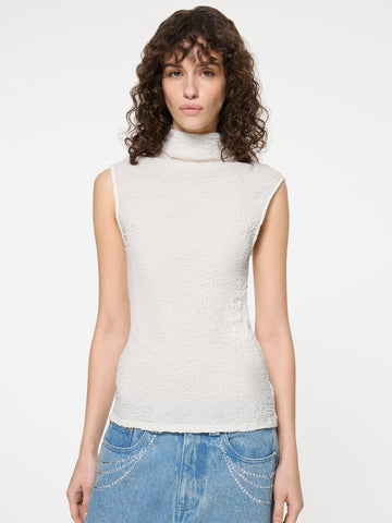 Elemental Popcorn Top | White