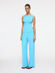 Elemental Twist Singlet | Topaz Blue
