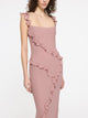 Romantic Ruffle Dress | Dusty Pink