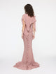 Romantic Ruffle Dress | Dusty Pink