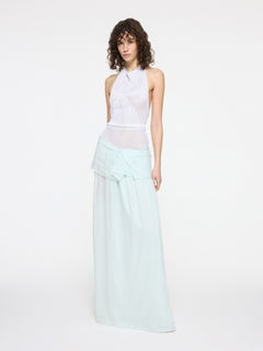 Elemental Silk Voile Skirt | Ice Castle