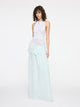 Elemental Silk Voile Skirt | Ice Castle