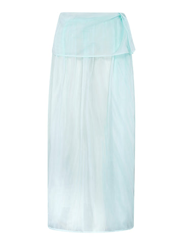 Elemental Silk Voile Skirt | Ice Castle