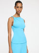 Elemental Twist Singlet | Topaz Blue