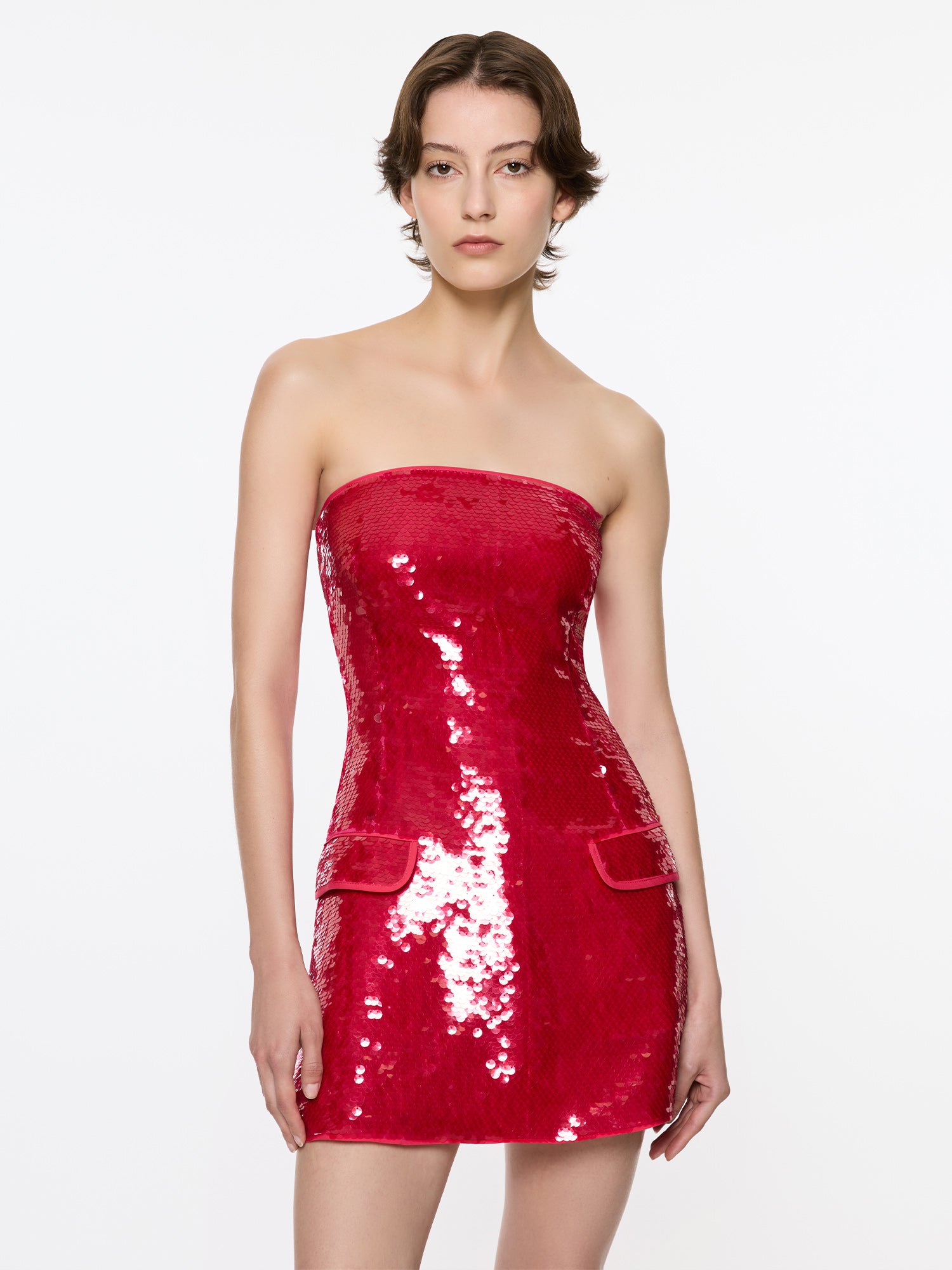 Mermaid Mini Dress | Plum