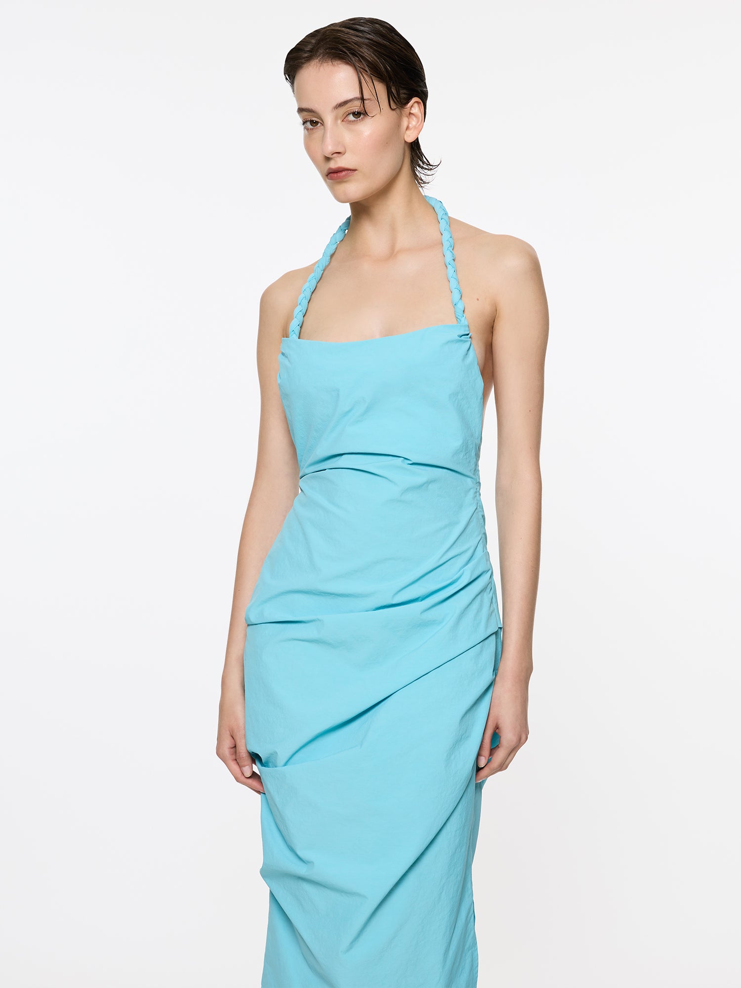 Romy Dress Sleeveless | Turquoise