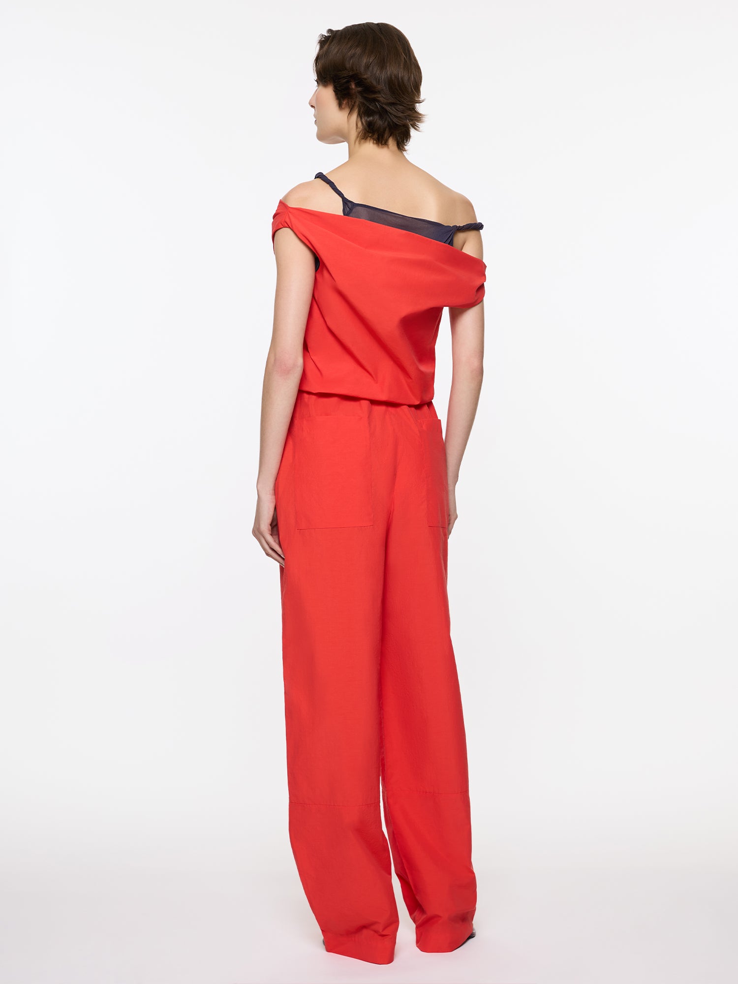 Atlas Top | Red and Navy