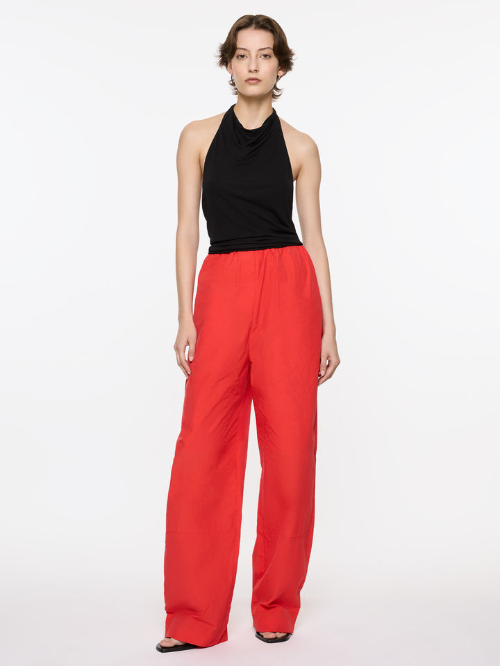 Cocoon Track Pant | Red
