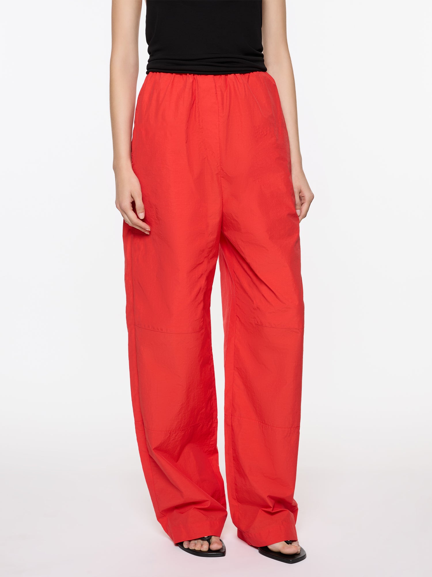 Cocoon Track Pant | Red