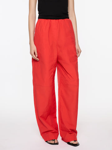 Cocoon Track Pant | Red