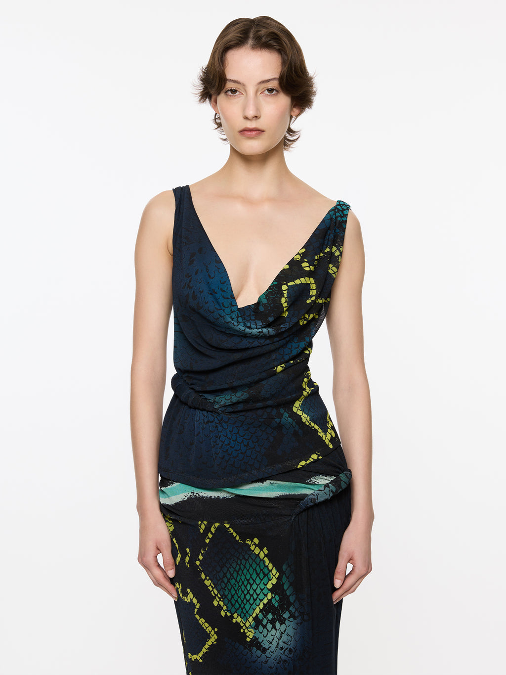 Croissant Singlet | Bespoke Snakeskin Design