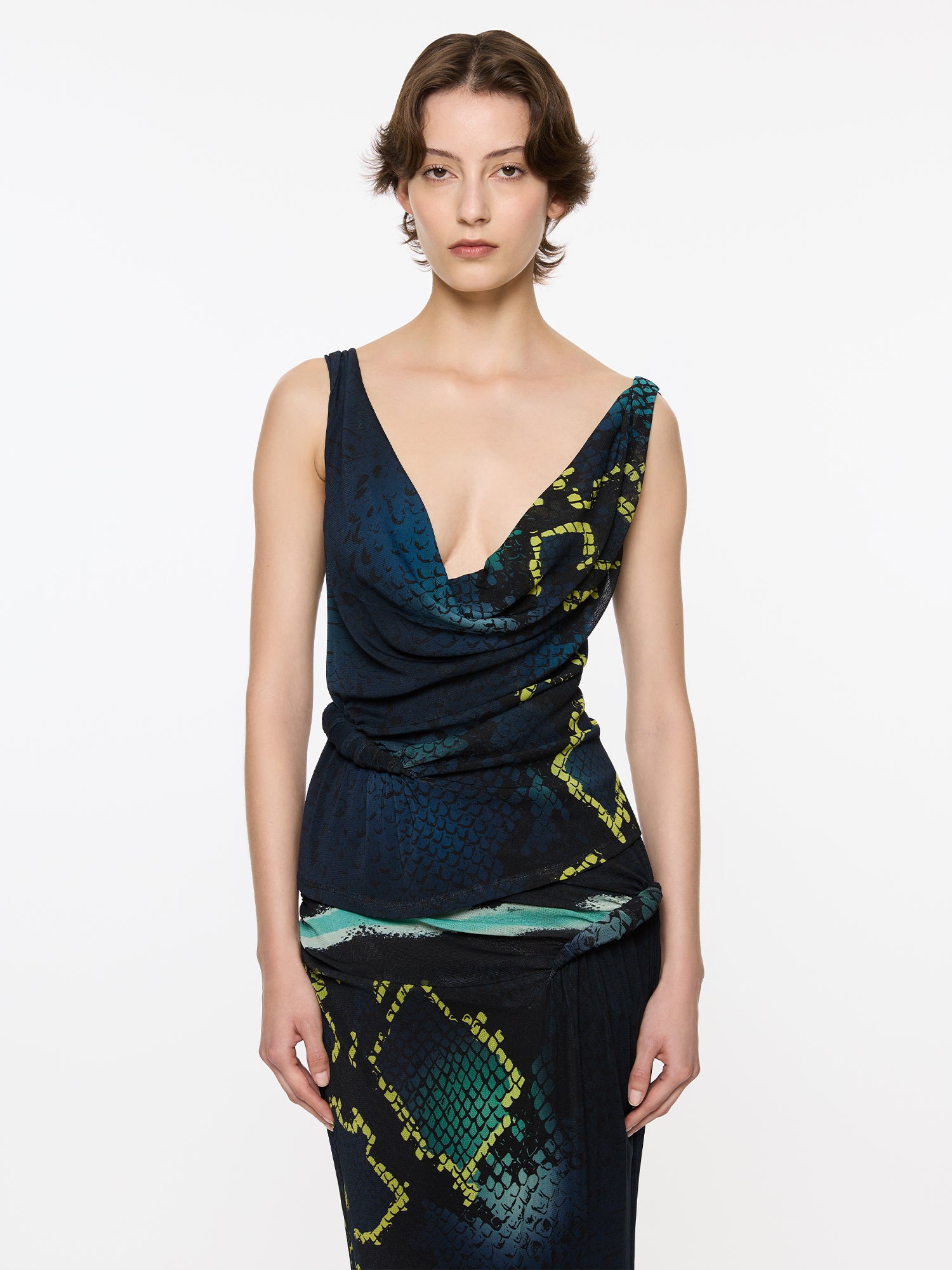 Croissant Singlet | Bespoke Snakeskin Design