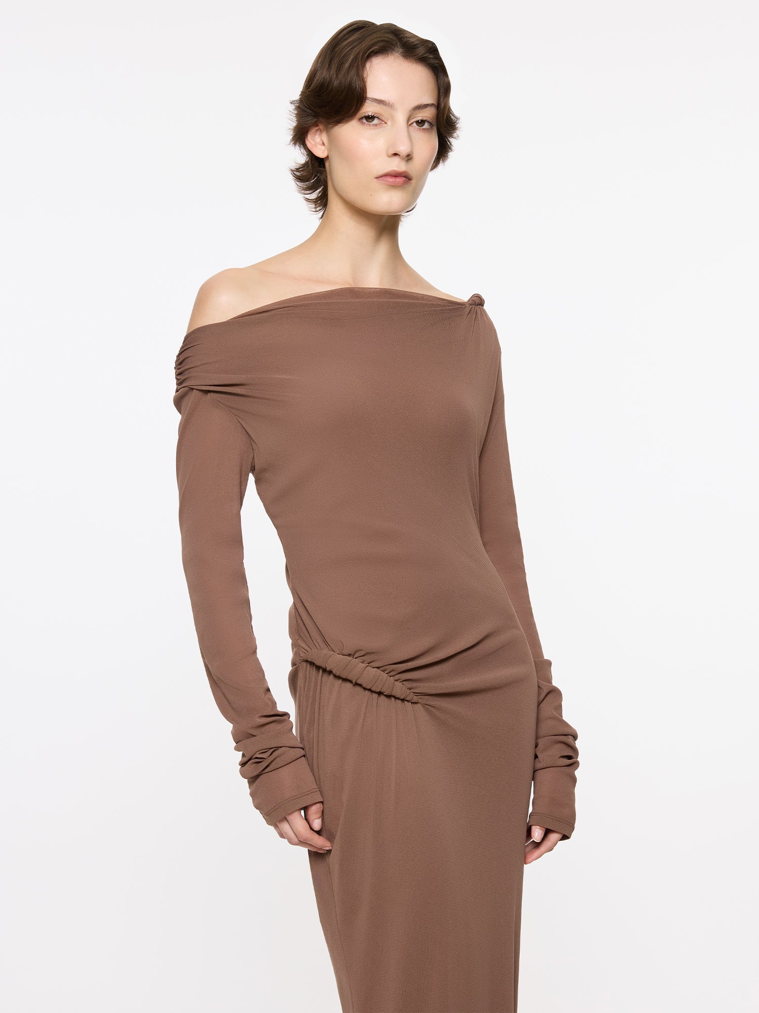 Croissant Dress | Coffee