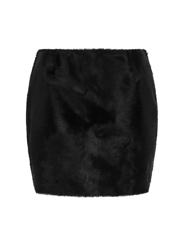 Pony Mini Skirt | Black
