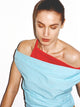 Atlas Top | Turquoise and Red