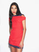 Atlas Mini Dress | Red/Navy