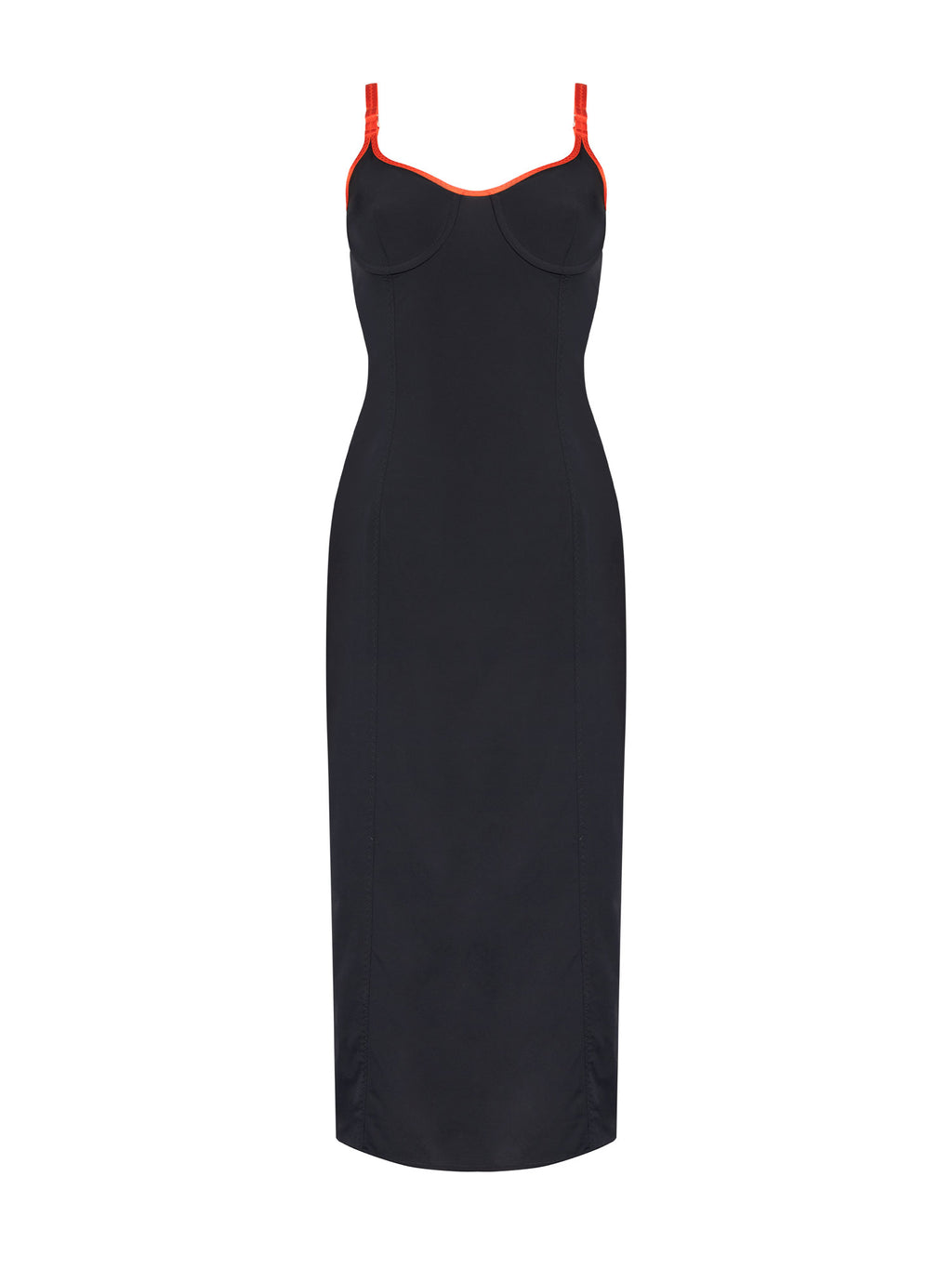 Parker Dress | Black and Red