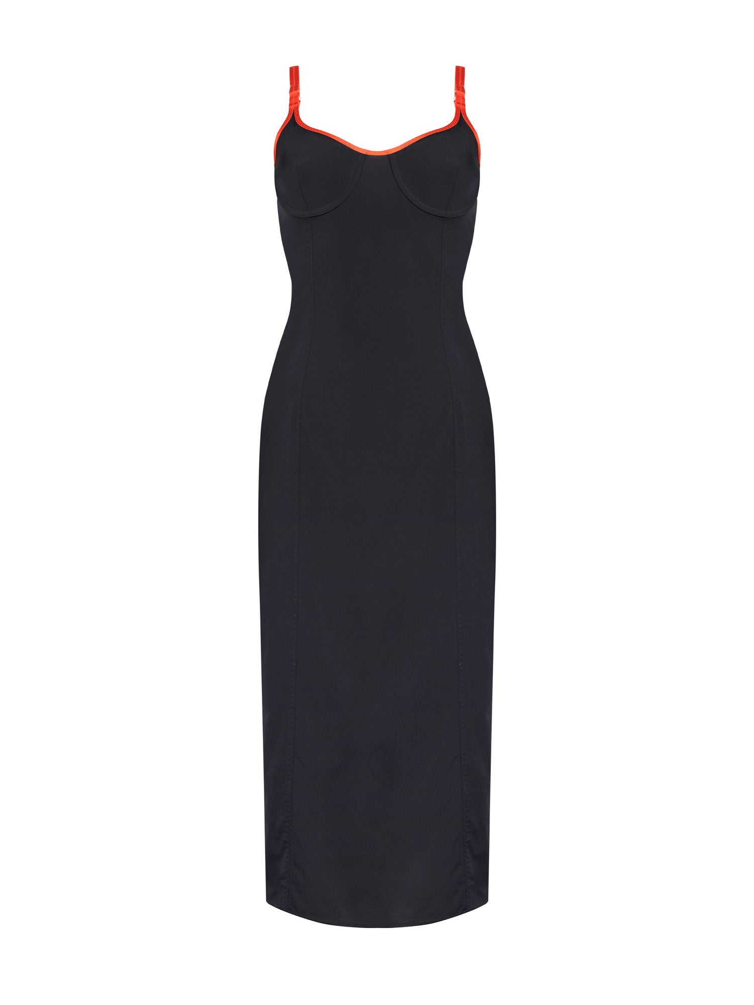 Parker Dress | Black and Red