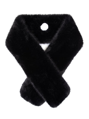 Faux Fur Stole | Black