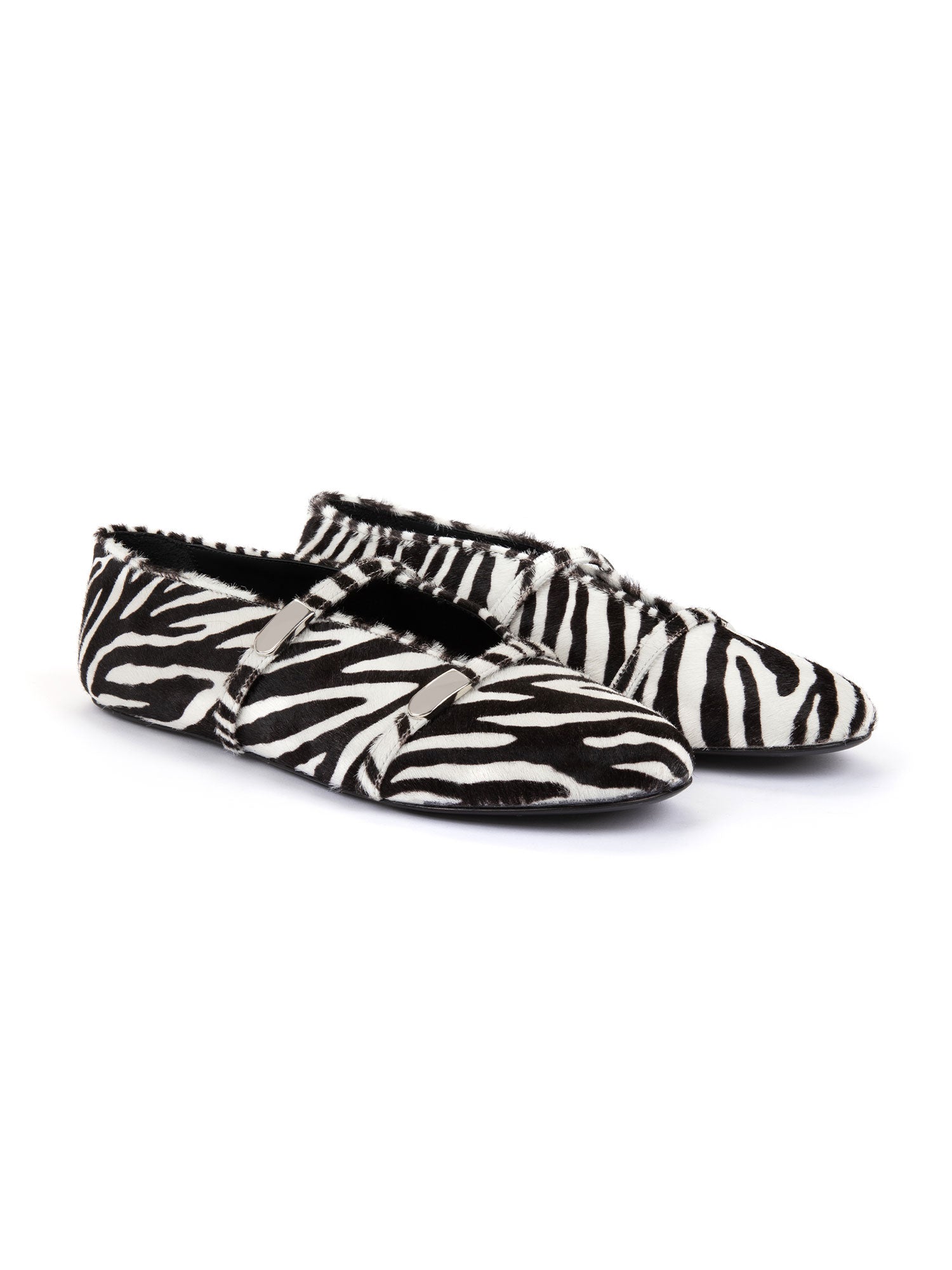 Tommy Ballet Flat | Zebra