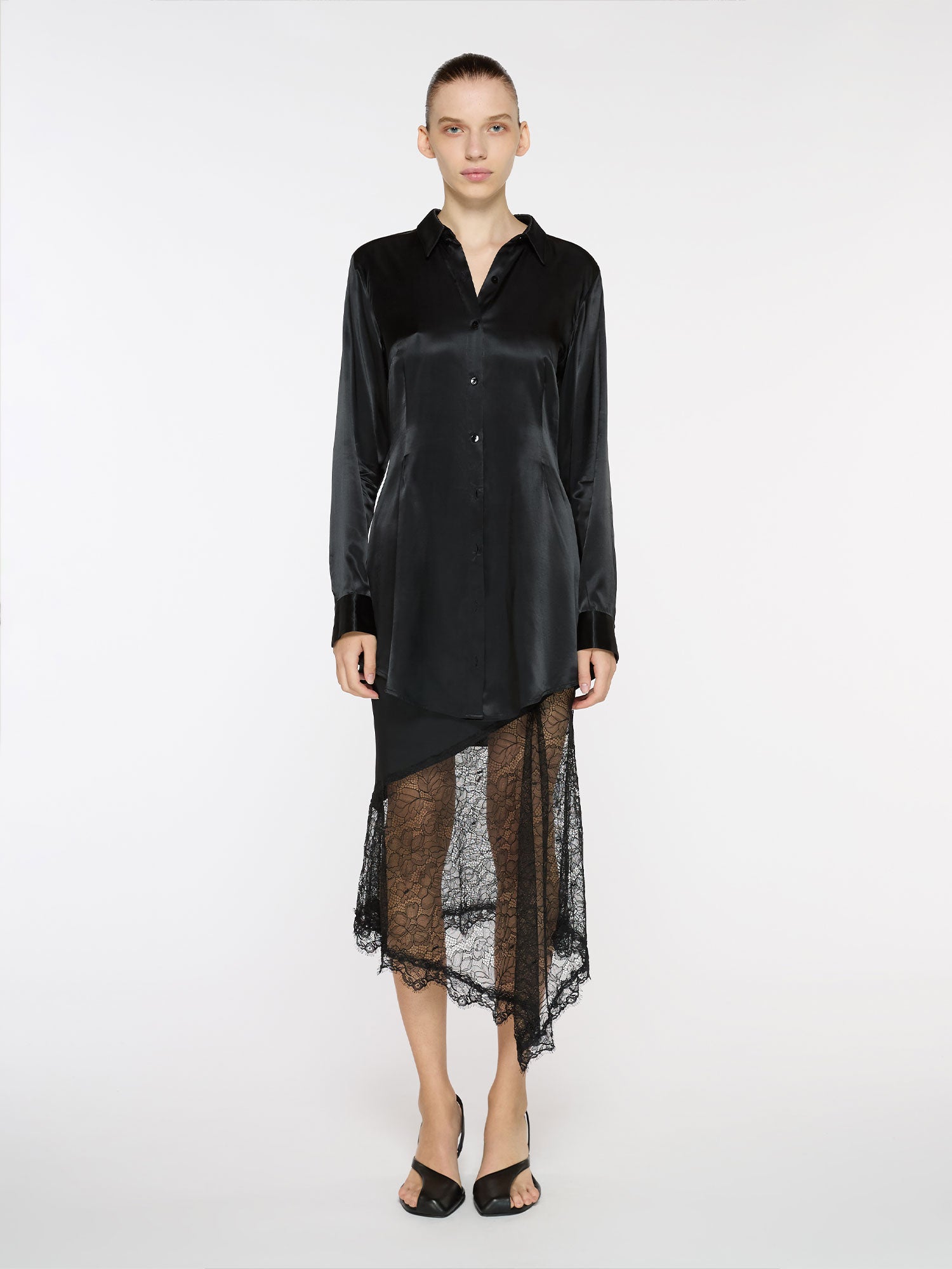 Cher Shirt Dress | Black