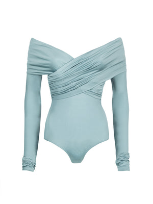 Otto Bodysuit | Chalk Blue