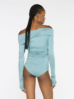 Otto Bodysuit | Chalk Blue