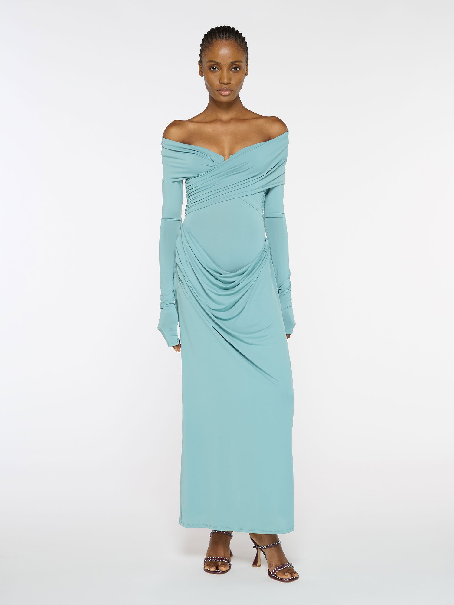 Taylor Dress | Chalk Blue