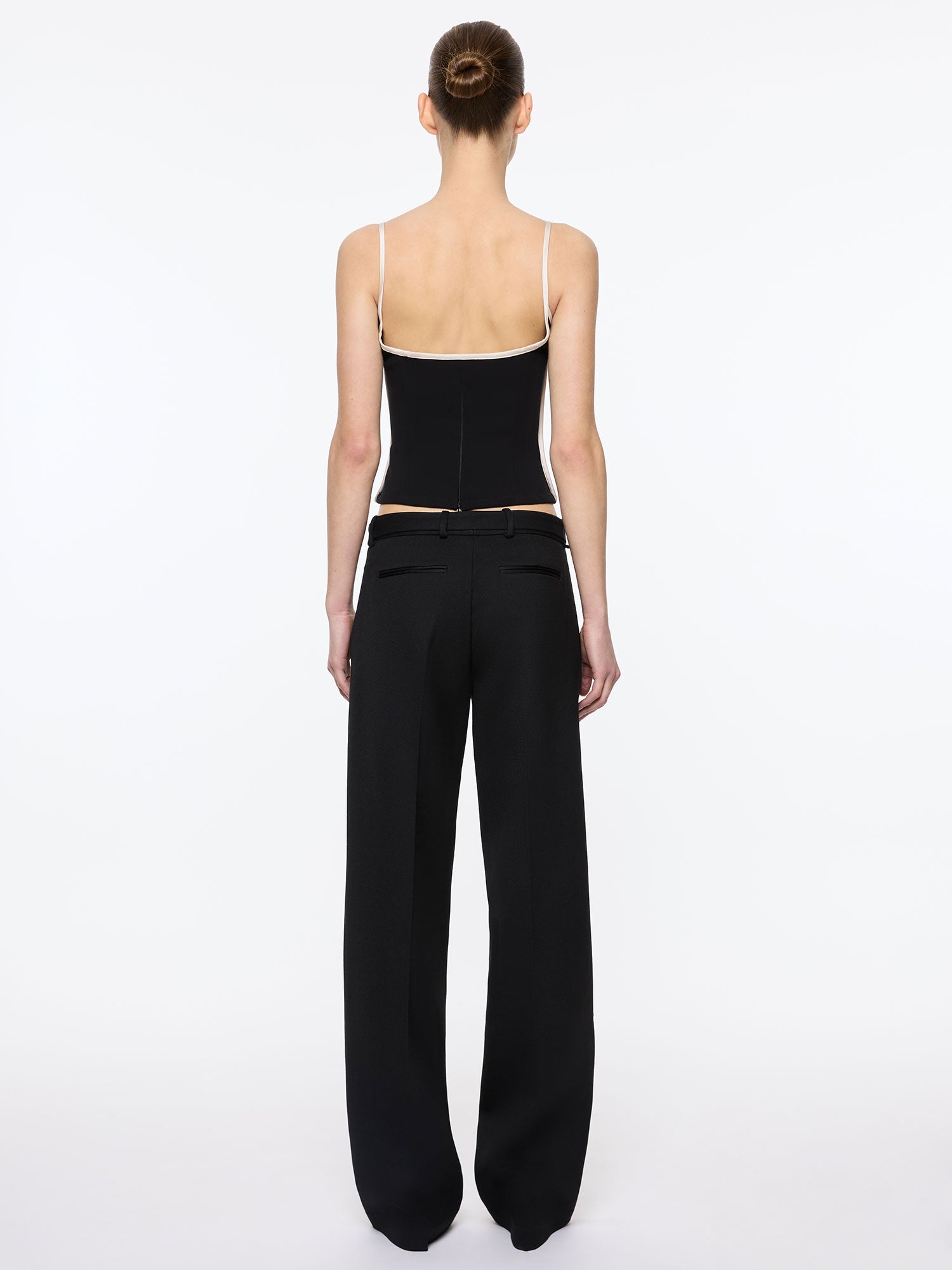 Marlo Singlet | Black & White