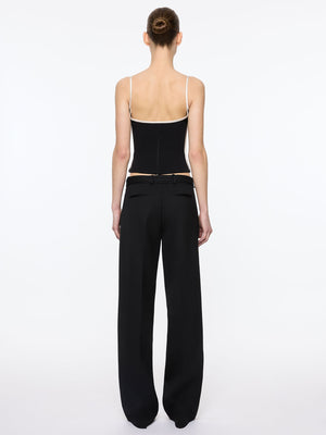 Marlo Singlet | Black & White