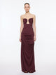 Val Dress | Oxblood