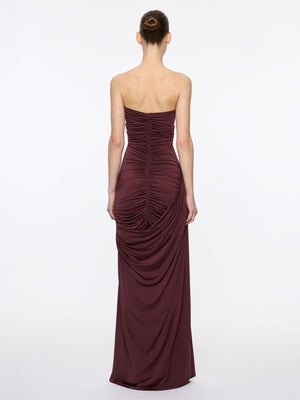 Val Dress | Oxblood
