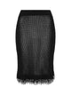 Fringe Skirt | Black