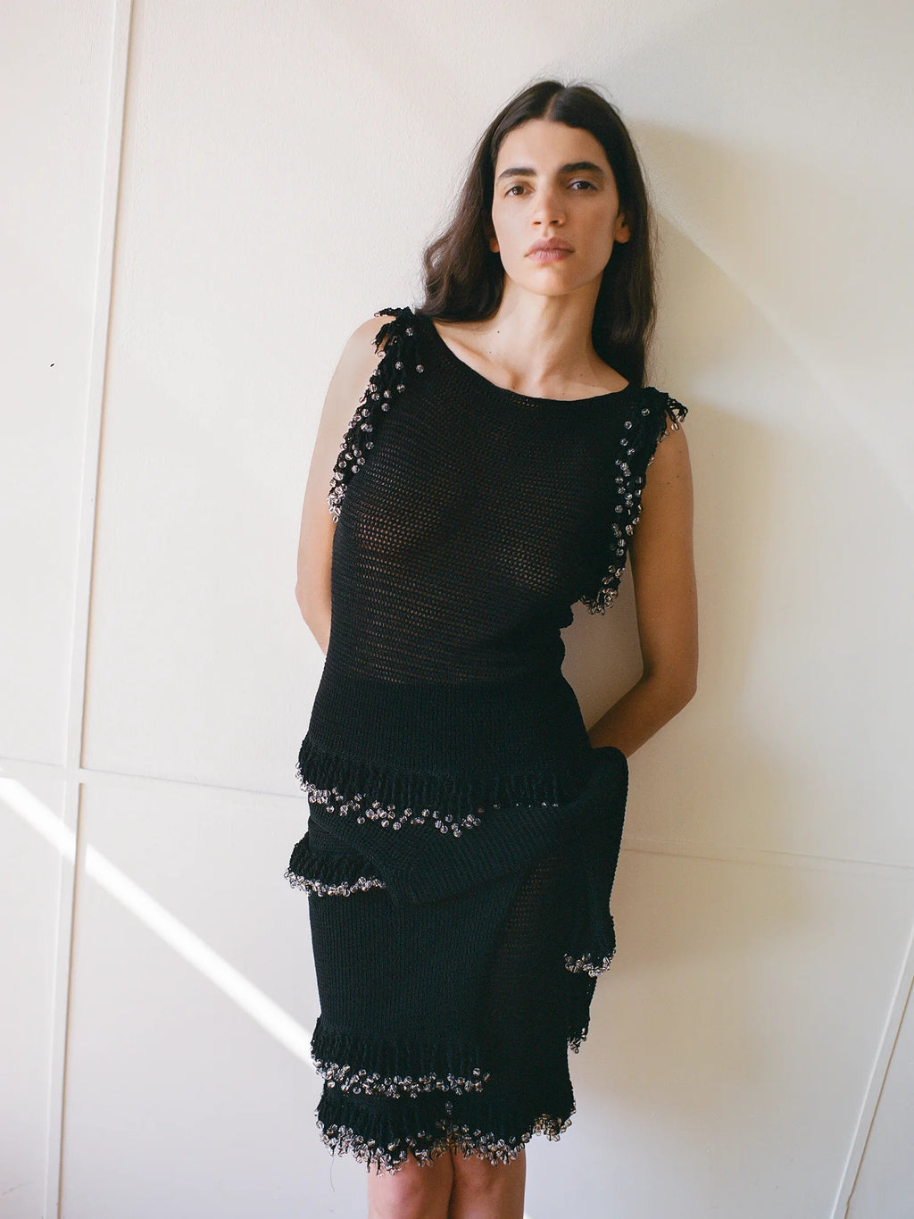 paris georgia event matte jersey nomi dress black Nomi Dress