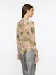 Sheer Silk Shirt | Floral Print