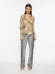 Sheer Silk Shirt | Floral Print