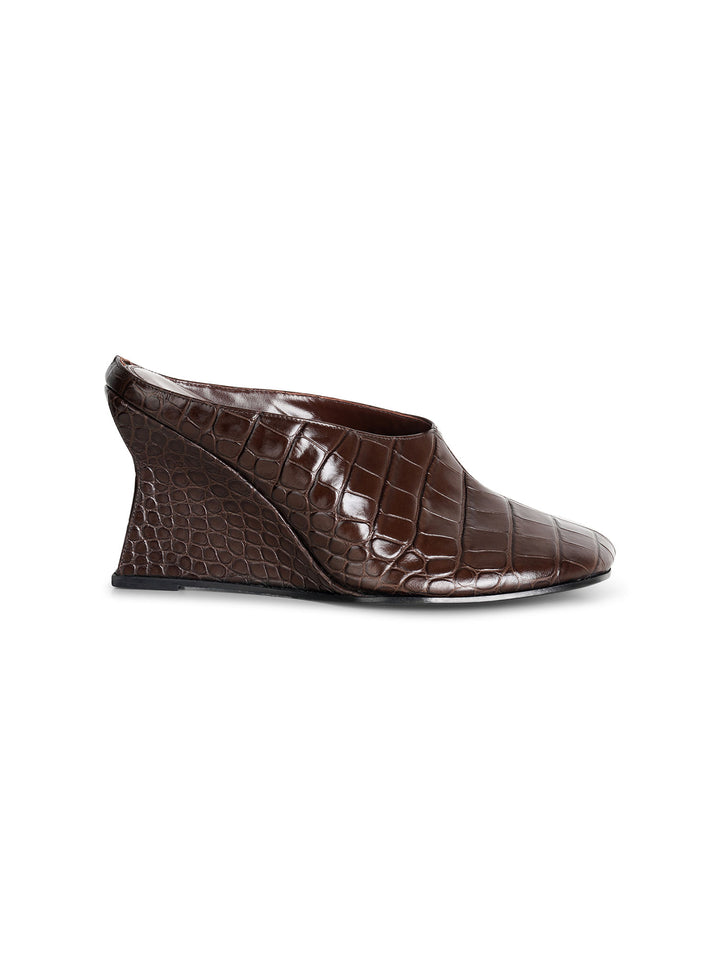 Lucille Mule | Chocolate Croc