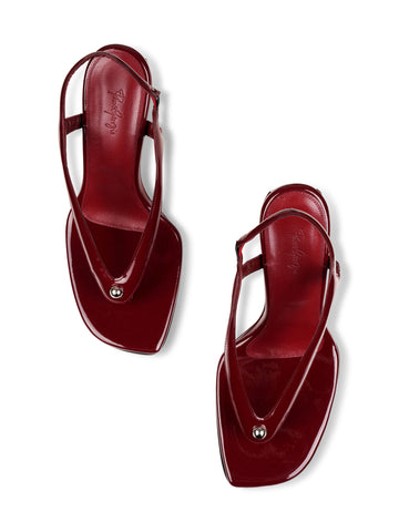 Valentina Wedge | Patent Oxblood