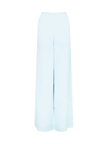 Elemental Bias Silk Pants | Ice Blue
