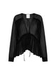 Elemental Silk Voile Top | Black