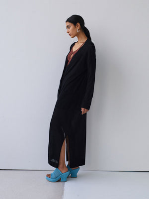 Elemental Cardi throw in black