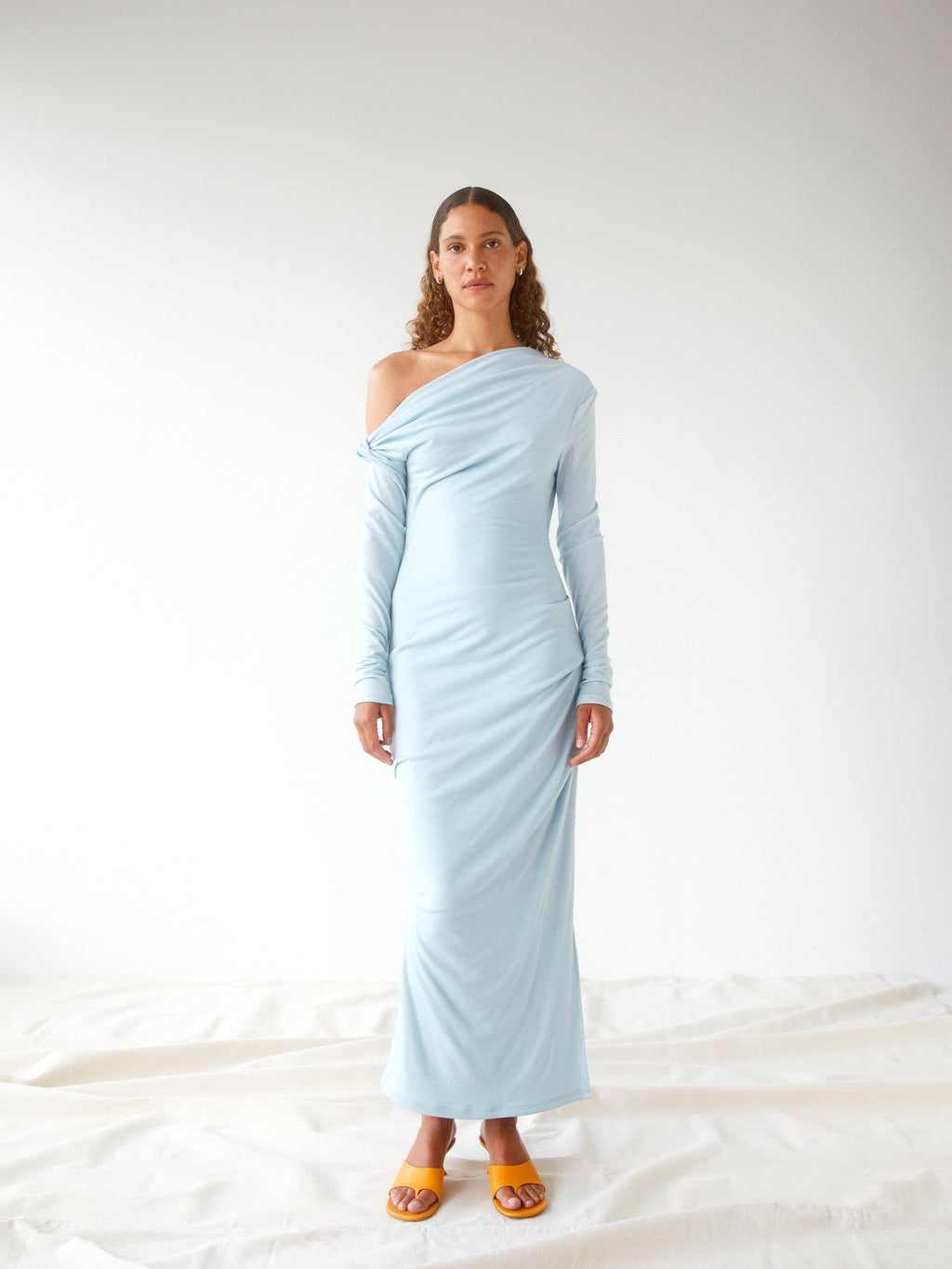 04 Elemental Manahou Dress | Mineral Blue