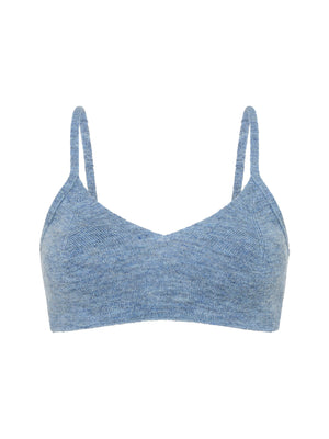 04 Elemental Mohair Blend Bra | Denim Blue