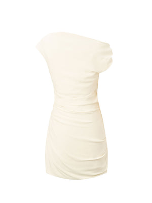 Rear view of Ivory Remmy Mini Dress